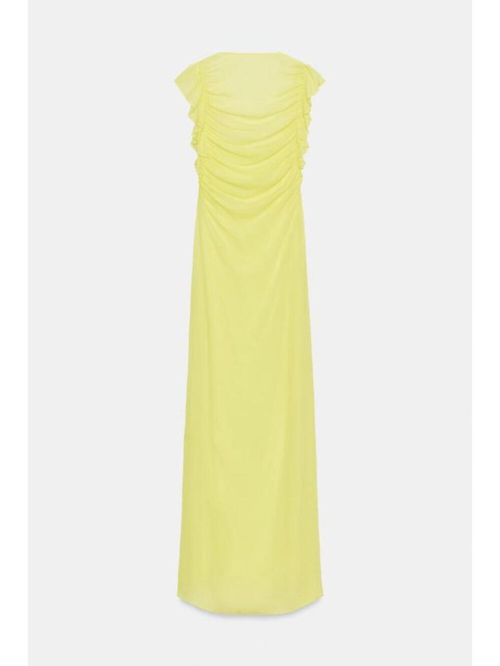 ZARA LONG GEORGETTE DRESS - Picture 5 of 7